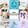 Multi-style 12"X10" Bundle Heat Transfer Vinyl Film Iron On Clothes HTV Printing for Tshirt Fabric Xmas Home Decor DIY by Cut