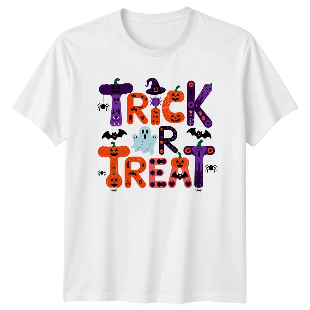 Trick Or Treat Halloween Holidays Unisexs TShirt Unisexs Graphic Tee S