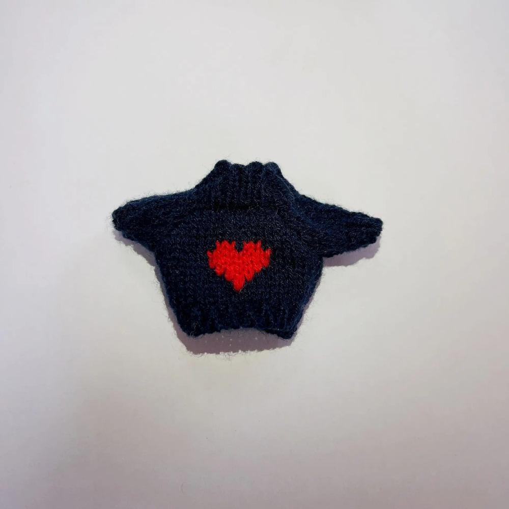 

1 шт. Горячая распродажа 10 см Одежда для собаки Директор школы Миниатюрный свитер для 1:8 Bjd Кукла Свитер Кукла Рождественские Аксессуары для Ношения