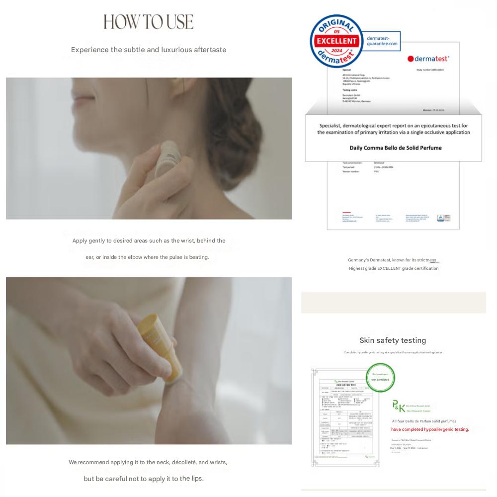 Dailycomma Belleau De Parfum Solid Perfume 4.7 G Musk Dawn