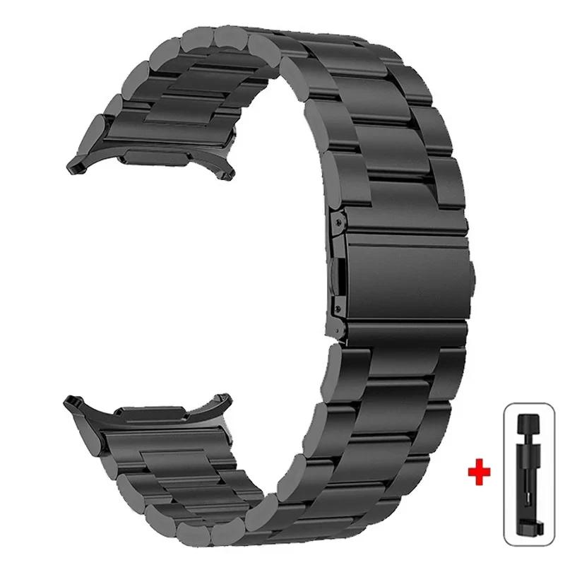 Milanese Stainless Steel Band for Samsung Galaxy Watch Ultra 47mm No Gaps Strap Metal Bracelet Replacement Watchband Accessories