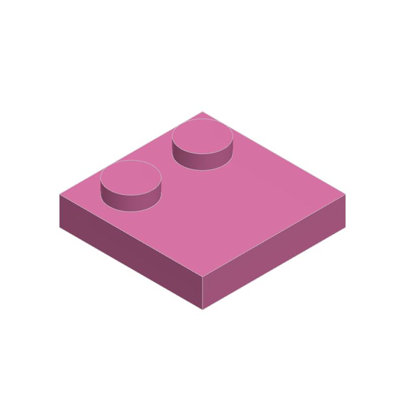 50g/90PCS 33909 2x2 Modified Thin Block Moc Color Accessories Compatible with Brick DIY Children's Toy Assembly Parts