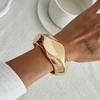 Salircon 3 Styles Punk New Irregular Wide Chunky Geometric Resin Bangles Women Men Hip Hop Stacking Bangle Bracelet Jewelry Gift