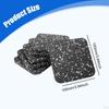 6 Anti-vibration Running Mats, Rubber Pads for Exercise Equipment, Static Pads.