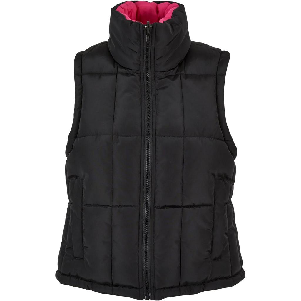 Urban Classics Womens/Ladies Reversible Padded Cropped Gilet
