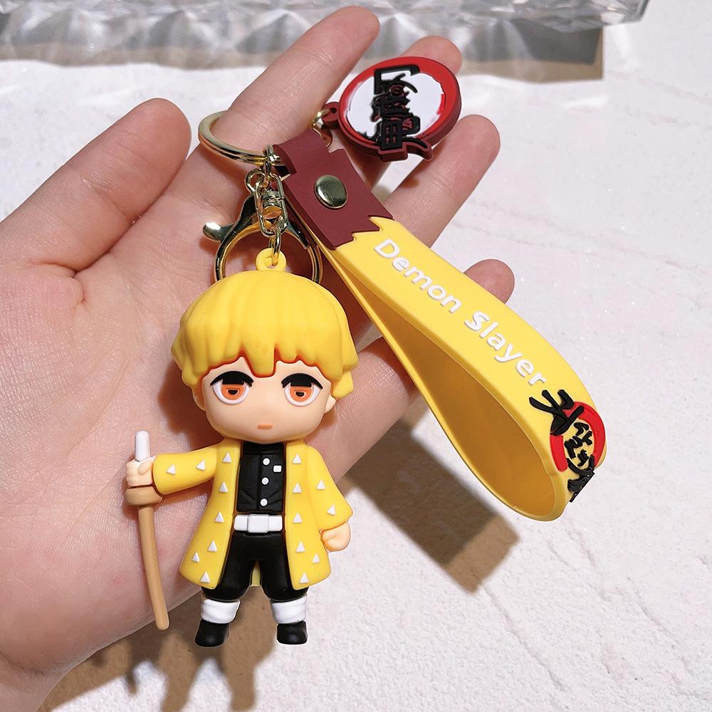 

6PCS Cartoon Doll PVC Car Keychain Cute Anime Silicone Keyring Backpack Creative Couple Pendant Children s Gift