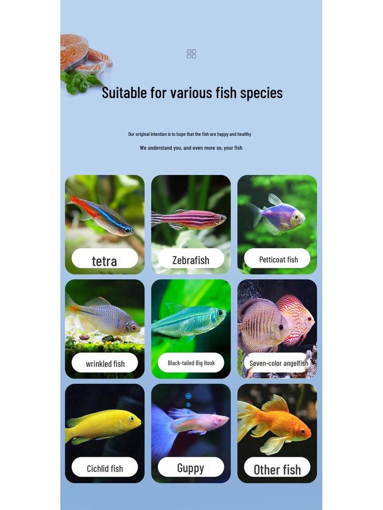 Freeze-Dried Red Bloodworm Tablets for Ornamental Fish - Ideal for Small Fish, Tropical Fish, Angelfish, and Cichlids