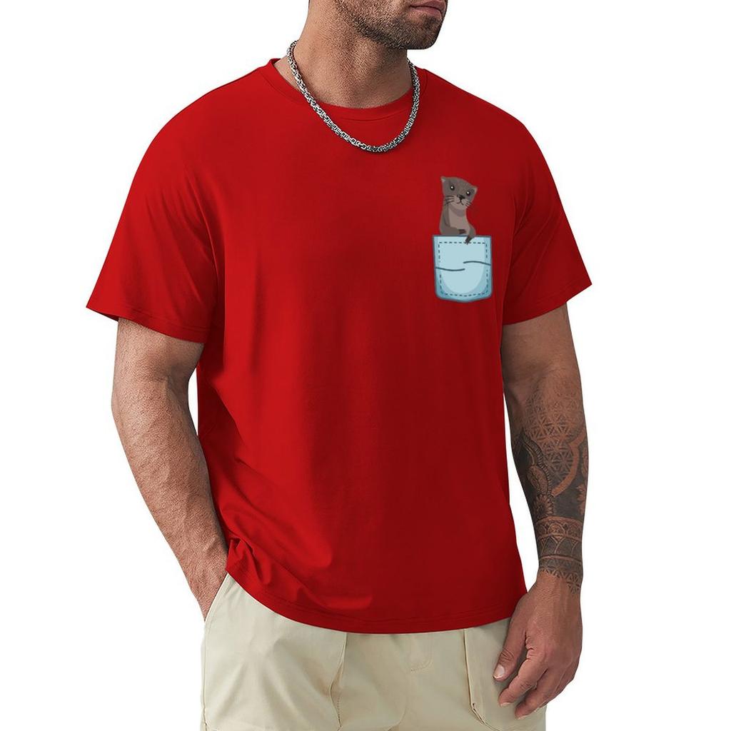 Funny Vintage Ferret Lovers Gift T-Shirt Street Wear Vintage Graphic Tee Outfits For Men