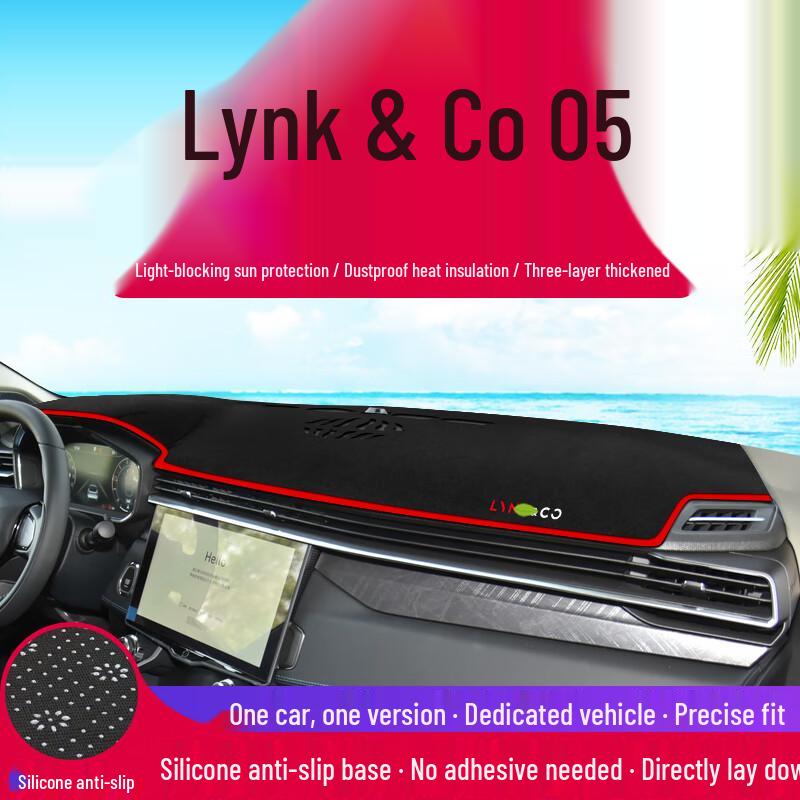Sunshade Heat Insulation Mat for Lynk & Co 05 Center Console Dashboard Interior Modification