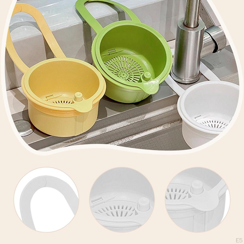 Drain Basket for Kitchen Sink, Draining Rack, Water Cleaning Basket, Rack Fruit And