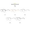 Women's Glasses Men's Fashion Large Frame Metal Glasses