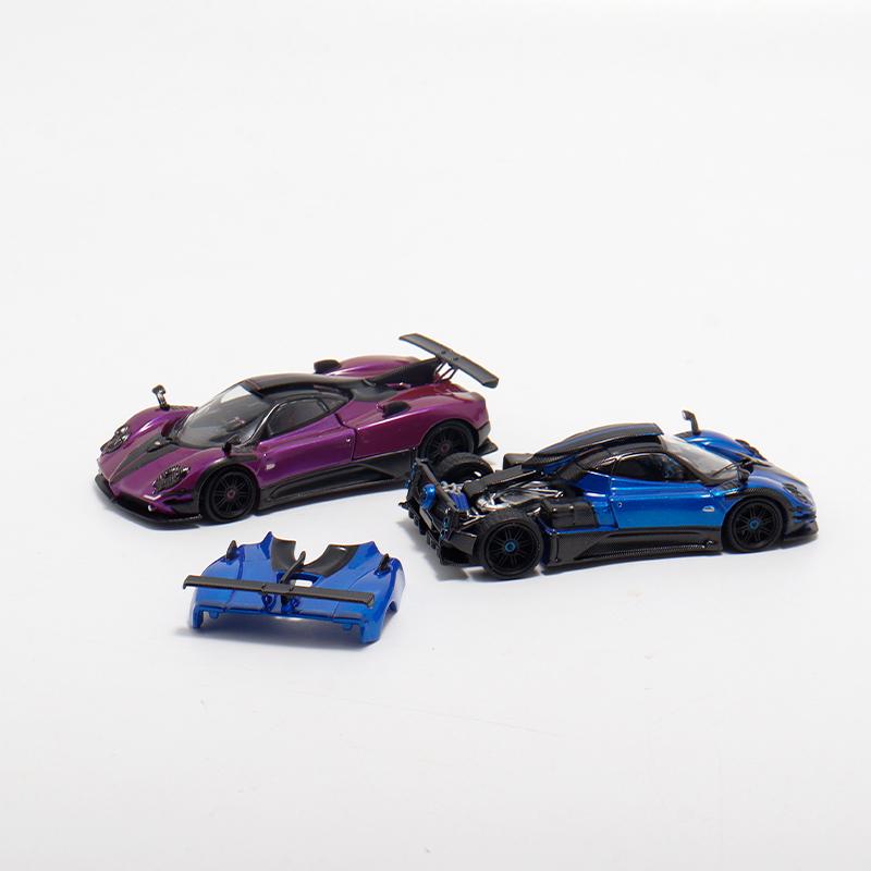 HKM 1:64 Zonda 760 LH Openable Hood Diecast Diorama Car Model Collection Miniature