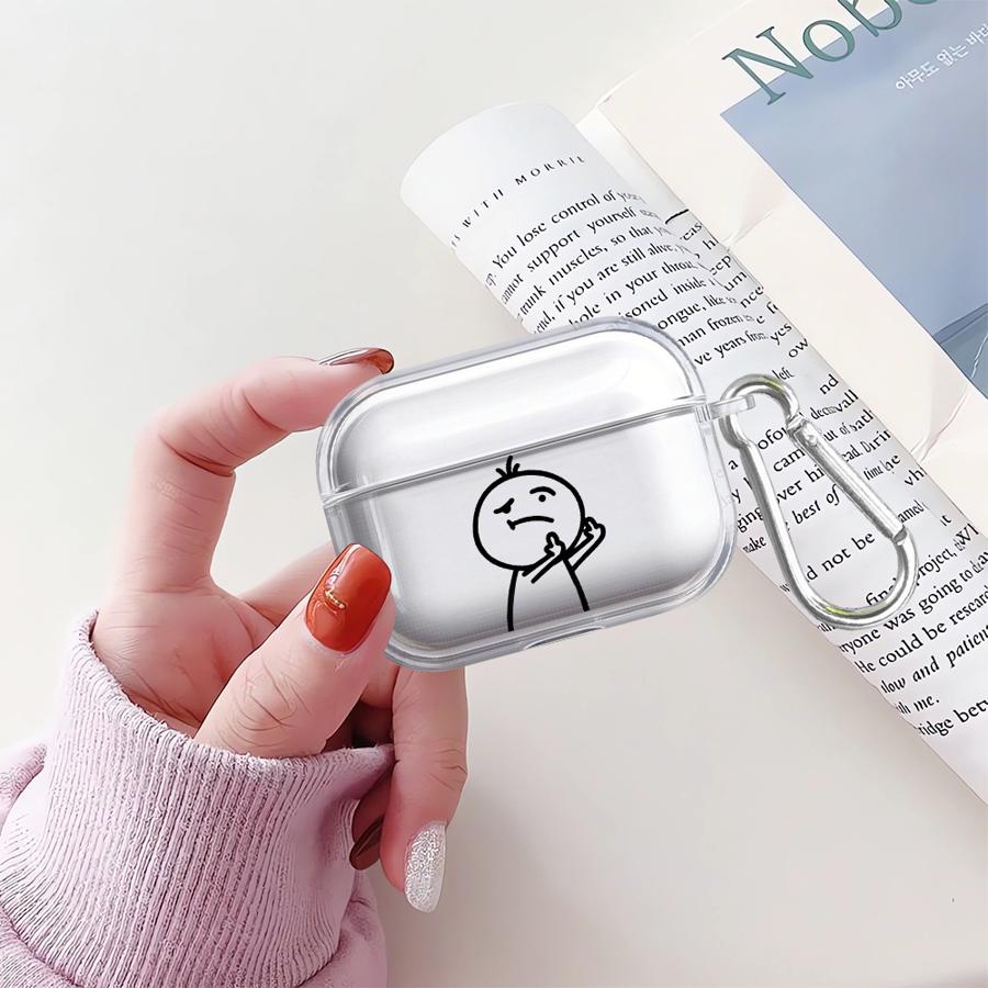 Case For Airpods 3 Pro3 4 Pro Pro2 1 2 Clear Earphone Cases Cover Fun Matchman