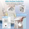 30000mAh Battery Portable Handheld Mini Fan with Digital Display Ultra-thin Folding Neck Fan USB Rechargeable 3-speed