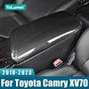 For Toyota Camry XV70 2018      ABS Car Central Armrest Box Cover Case Stickers Decoration Accessories