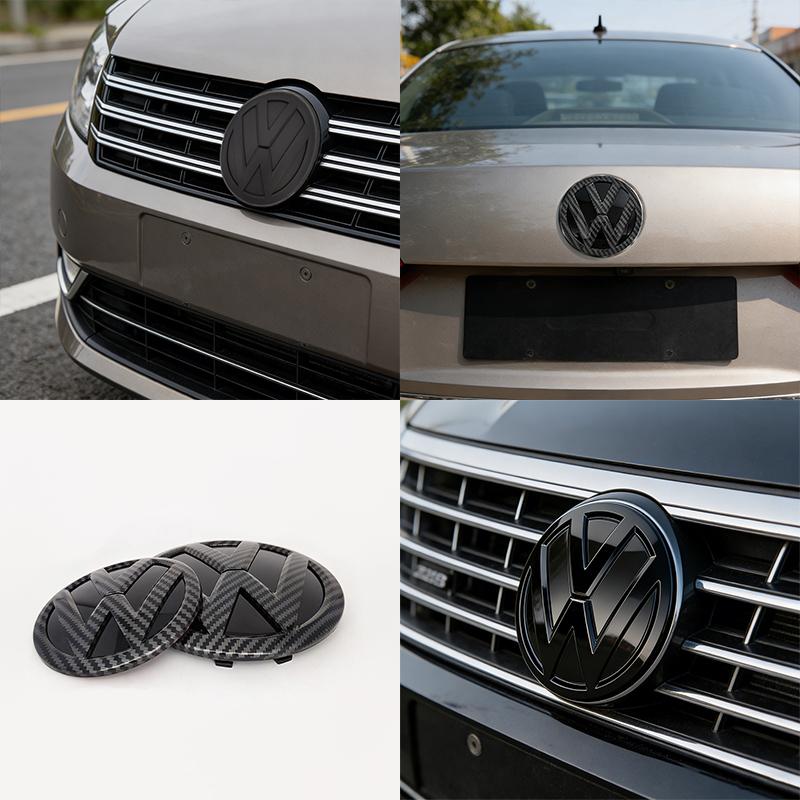 T28For Volkswagen VW Passat B8 2016 2017 2018 Logo Car Badge Hood Front Grille Rear Trunk Emblem Decoration Replacement Accessories