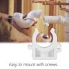 20pcs Plastic Pipe Clips U-Shaped Pipe Holders Durable Pipe Clamps  Gas Pipe Support
