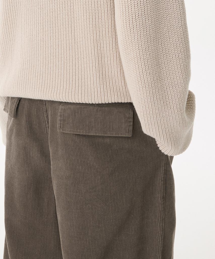 MUSINSA STANDARD Corduroy Parachute Pants [Taupe]