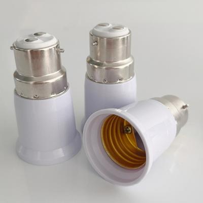 Adaptateur Douille B22 vers E27 Tension CA 100-250V Installation Facile Lumière Universelle