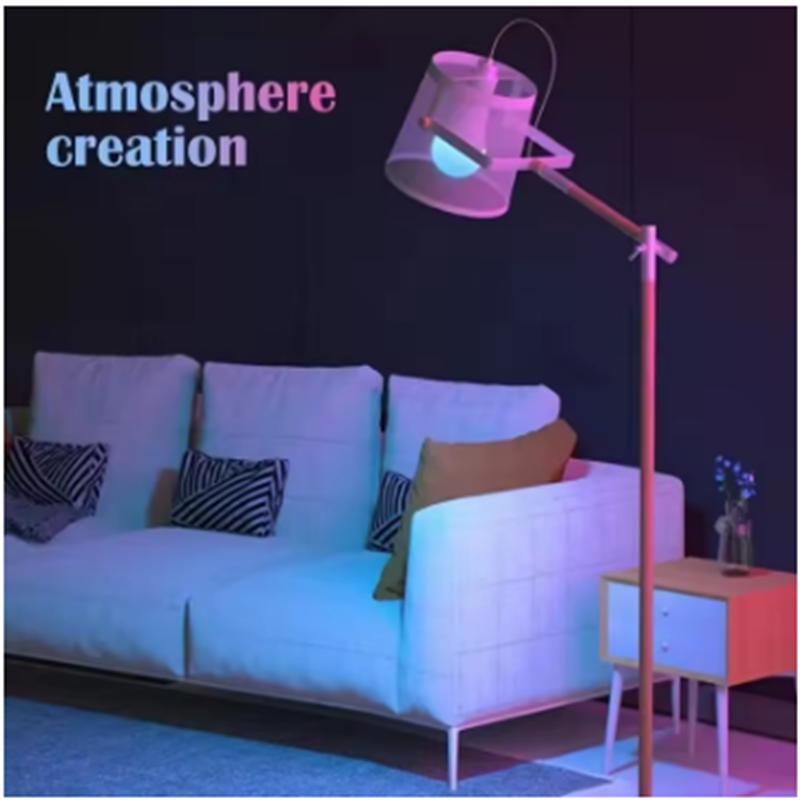 16 Farben RGB Glühbirne LED Mehrfarbige Glühbirne E27 220V Haushaltsbeleuchtung Dimmbar 24 Tasten Fernbedienung Smart Lampe Atmosphärenlicht