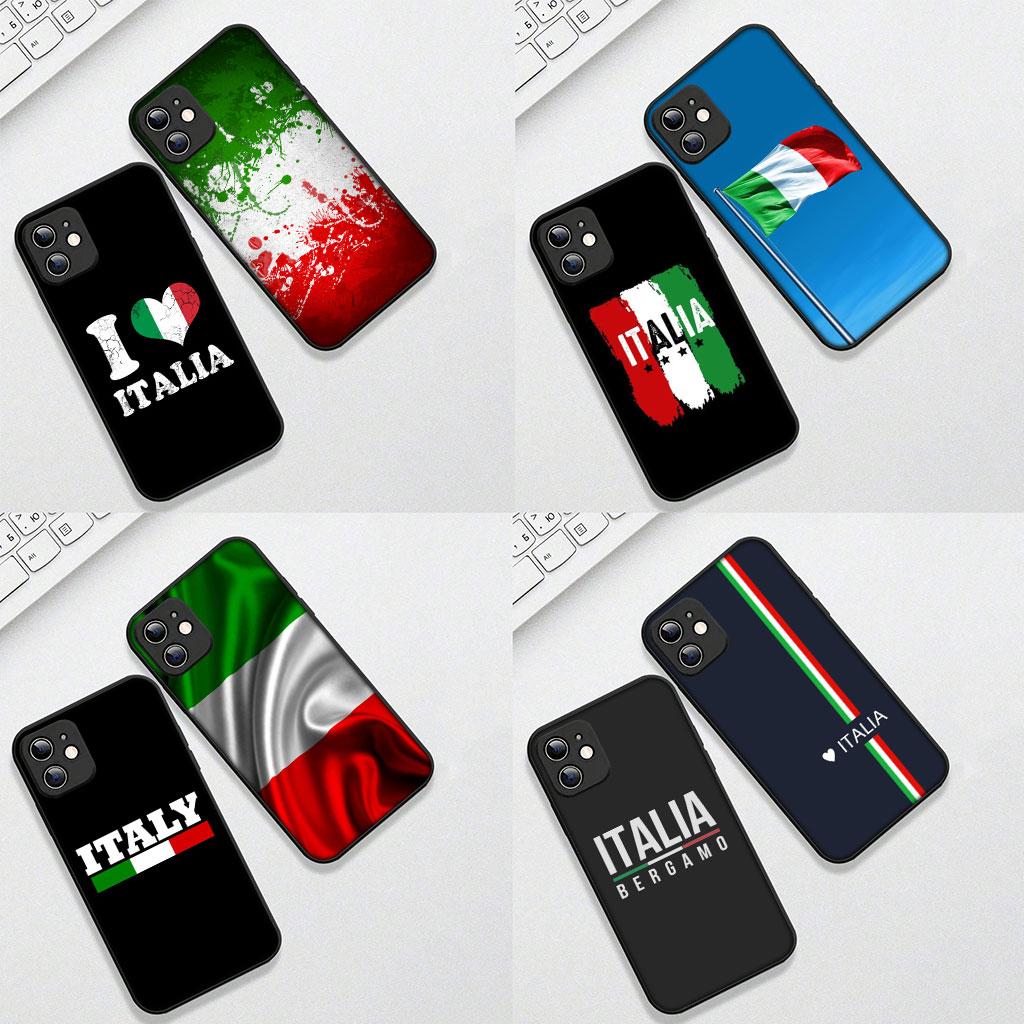 Silikonhülle für Motorola Moto G86 G14 G35 G34 G45 G55 G64 G75 G85 G24 G15 G54 G57 Power Handyhülle Italien Flagge
