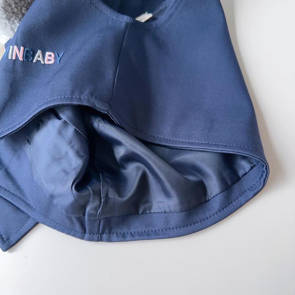 Girls' Rabbit Police Officer Three-Piece Set: Vest, Shirt, and Pleated Skirt – Suitable for Autumn and Spring (AQB003)