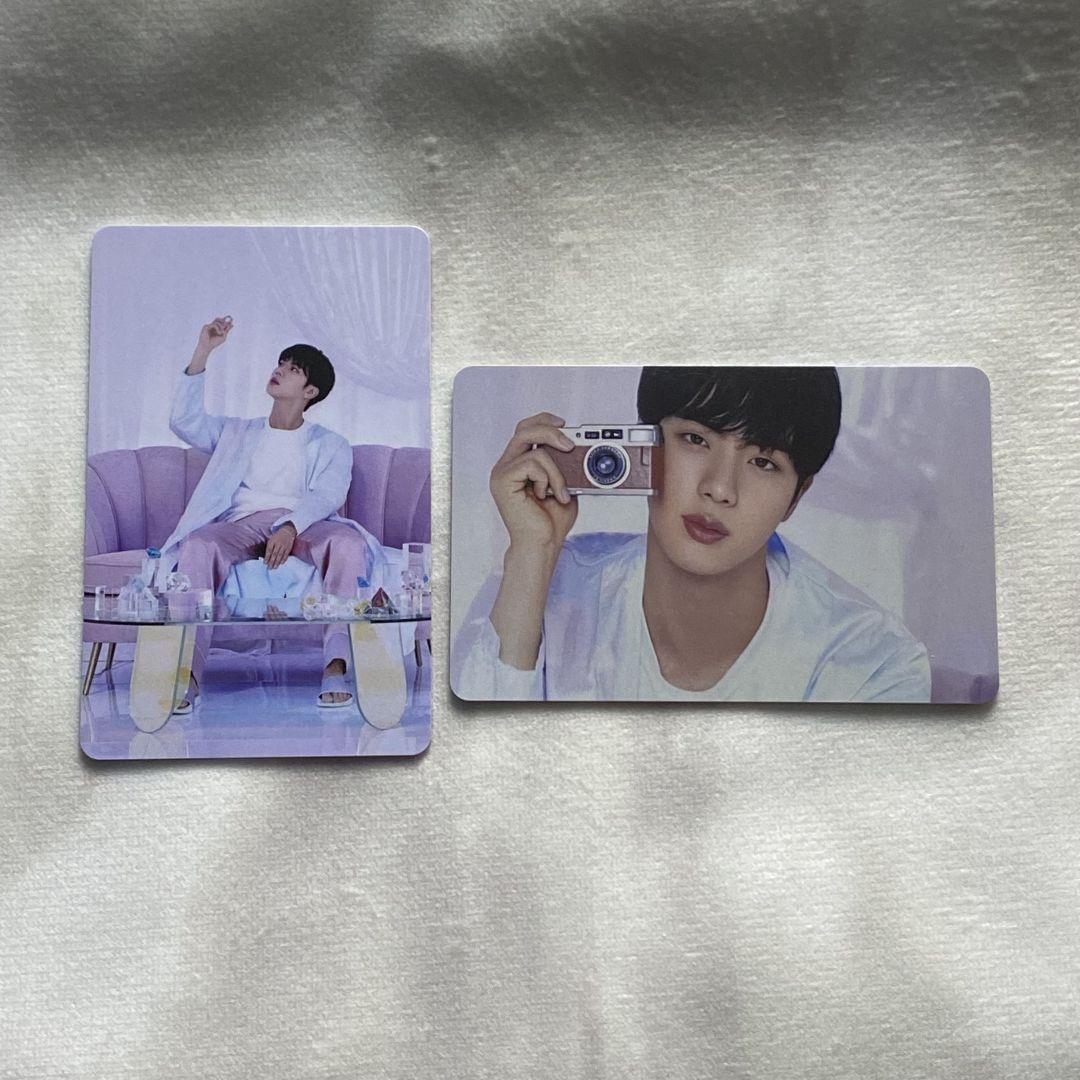 

[USED] BTS JIN Unreleased JUNGKOOK BE Lucky Drop Trading Card