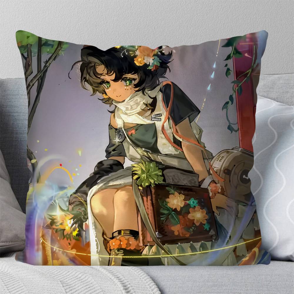 Ramona Anime Reverse Pillow Case Fashion Square Pillowcase Bedroom Sofa Room Ins Decoration Leisure