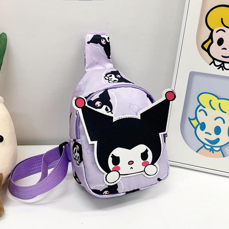 Cute Cartoon Children's Backpack: Trendy Casual Small Bag for Kindergarten Girls - Crossbody or Chest Style