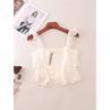 High-End Affordable Luxury Filamentation Cake Vest French Style Design Short Knitting Export Sling Tops Women