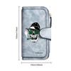 Gothic Skull Pattern Long Wallet Cool Men Women Casual Multi Card Slot Portable Purse 