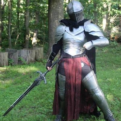 Traje de Armadura Alma Oscura Armadura Cosplay Caballero Medieval Gótico Alemán Traje Completo de Armadura El Mejor Regalo