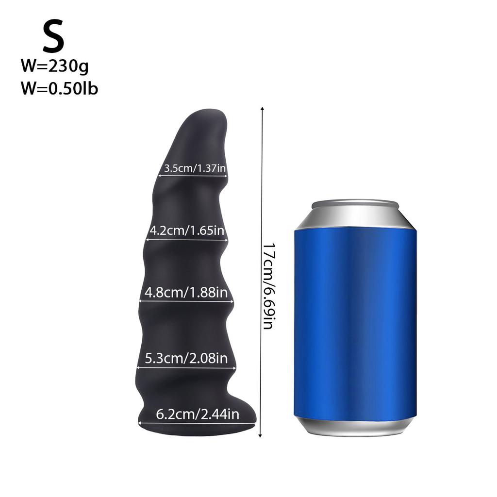 Silicone Wave Butt Plug Couple Sexy Masturbation Anus Sex Toy Men and Women Wear Anti-off Chrysanthemum Expansion Dildos
