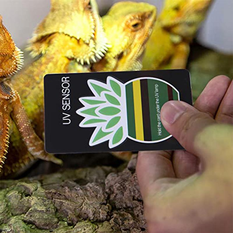 

Sunlight Radiation Test Card Reptile Reusable Sunlight Radiation Tester Card Over 500 Times Easy Measurements Tester Card For United States