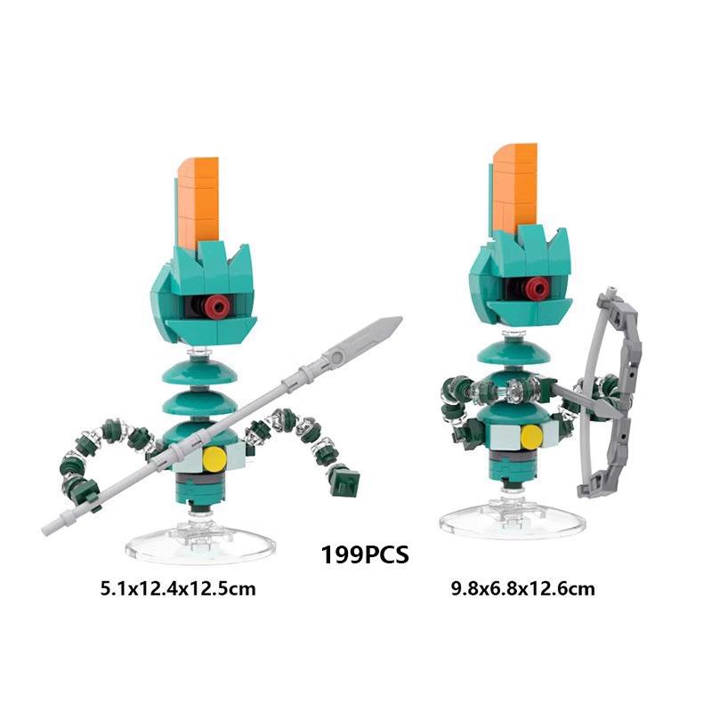 

M Building Block Compatible With Lego, Small Ornament Creative Zelda Periphery, Kingdom Tears Captain, Golem Game