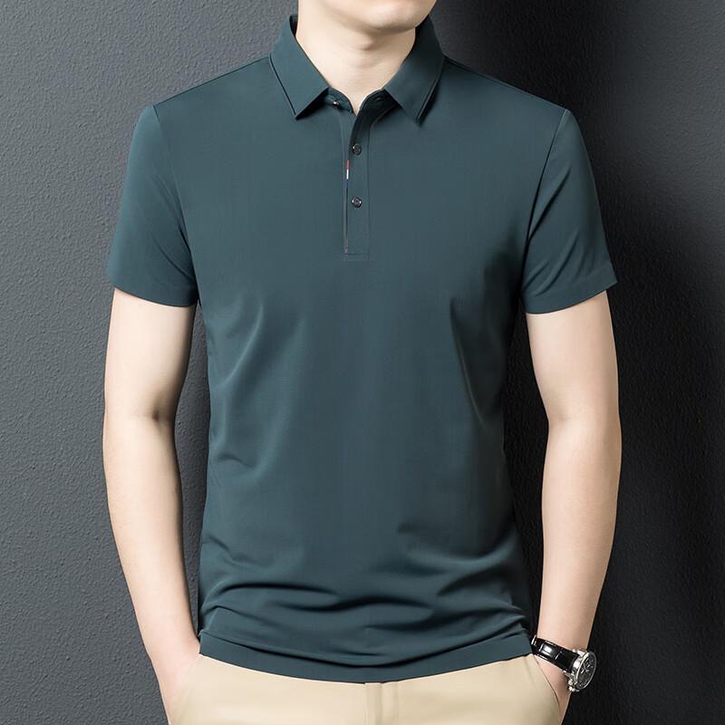 Yiliteng Men's Summer Lapel Polo Shirt YTMTST5065