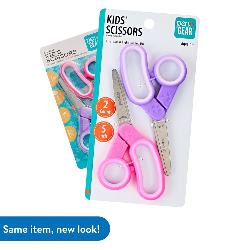 (7 Pack Pen Gear 5in Blunt 2pk Pink/Purple Scissors 153510-4009