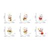 6 Stück Mini Harz Glückskatze Figuren Set Niedliches Design Segen für Gutes Glück Ideal für Zuhause Büro Schreibtisch Auto Dekor