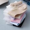 Summer Crystal Silk Low-Cut Breathable Women's Socks - Invisible, Wear-Resistant, Thin Cotton Bottom