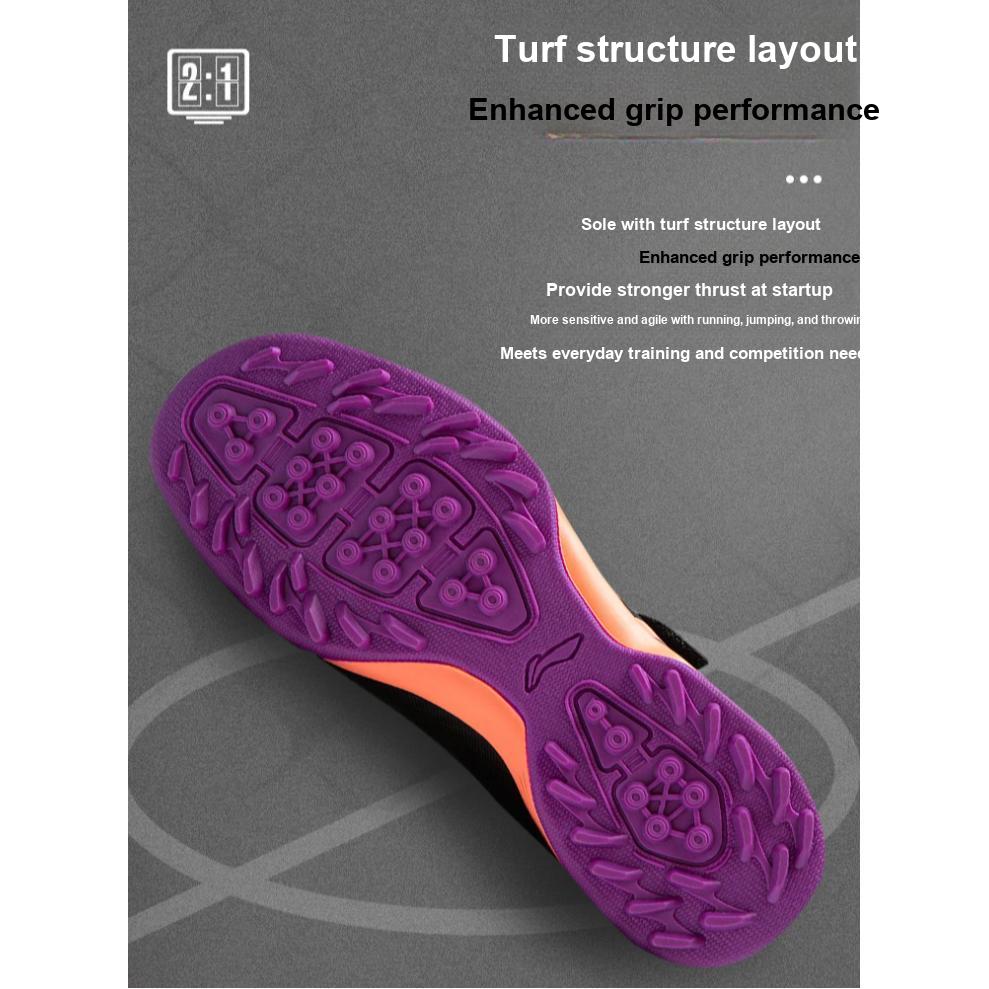 Li Ning Dětské volnočasové nízké kopačky Dětské kopačky Černé YKGU008-5