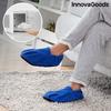 Blue Microwave Heated Slippers - 90 Min Battery Life
