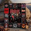 1PZ Coperta in Flanella Collage Banda Musicale Rock Metal Regalo, Adatta Sia per Uomini Che per Donne, Morbida Ideale per Letti e Divano, Regalo di Compleanno o Natale