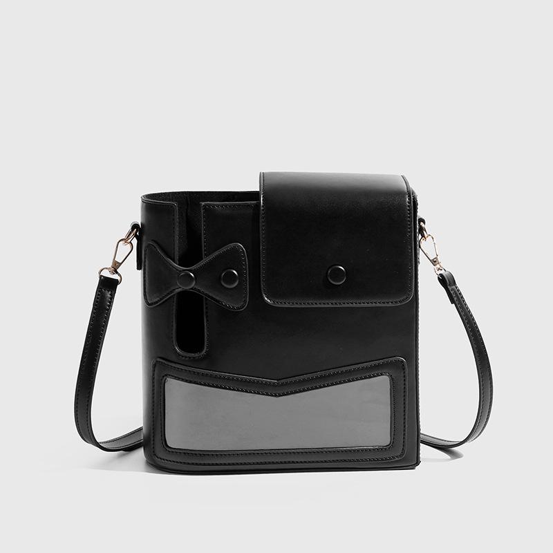 New Bow Water Cup Bag Women's Student Cute Outdoor Portable Beverage Bottle Bag Messenger Bag