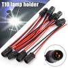 20-4pcs DC12V T10 W5W 147 Socket Marker Instrument Lights Holder Connector Wire Bulb Soft Rubber Harness Replacement Car Parts
