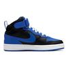 New Nike Court Borough Mid 2 Black Game Royal GS DM8872-001