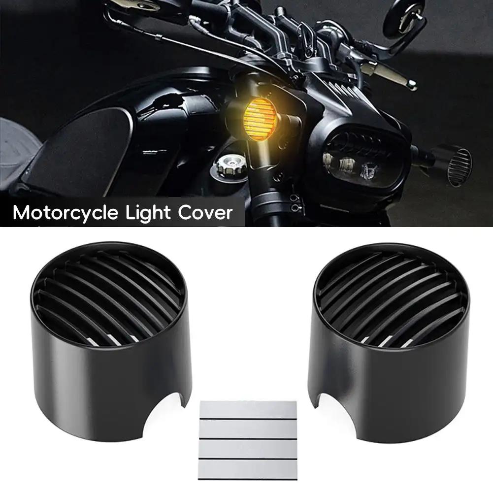 

2 шт. мотоциклетная передняя задняя крышка указателя поворота защитная сетка для задних фонарей QJ150 250 500 600 700