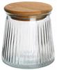 Glass Container for Loose Products with Bamboo Lid and Seal 600 Ml