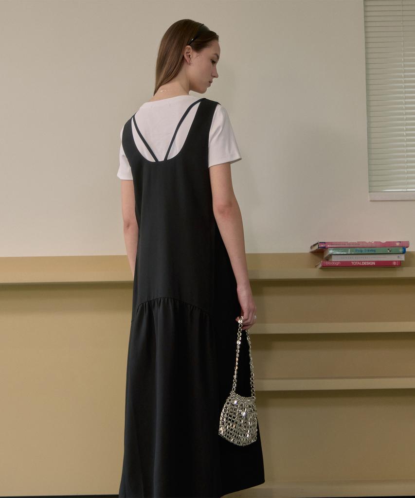 Jucy Judy V-Neck Sleeveless Dress Jzop320C