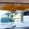 Car Sun Visor Goggle Clip-on Car Day and Night Anti-UV Anti-Dazzle Sun Block Sunshade Rotatable Clear Driving Mirror