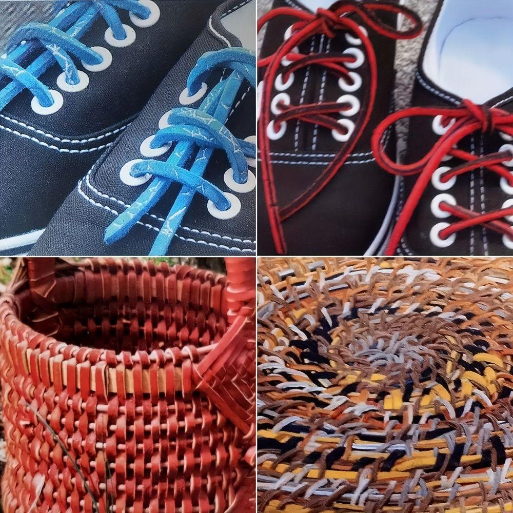 5 Yards Braiding String DIY Real Leather Strips  DIY Necklace Bracelet Accessories